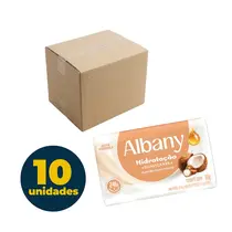 SABONETE BARRA 80G ALBANY HIDRATACAO SUAVIZANTE OLEO DE COCO 010 UN