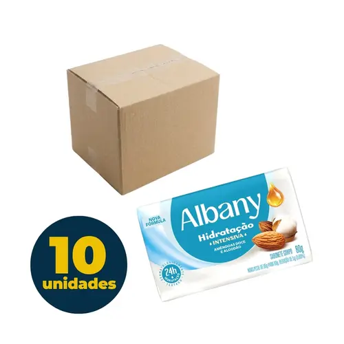 SABONETE BARRA 80G ALBANY HIDRATACAO INTENSIVA 010 UN
