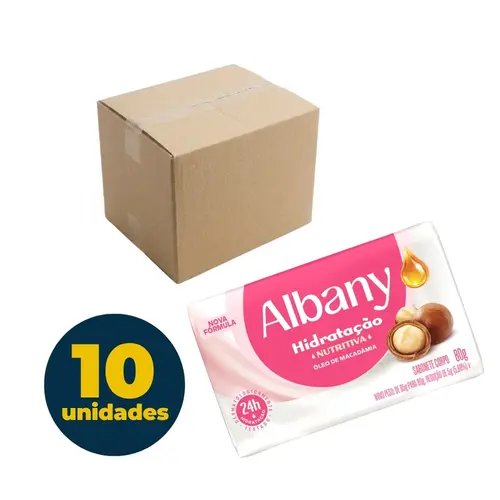 SABONETE BARRA 80G ALBANY HIDRATACAO NUTRITIVA 010 UN