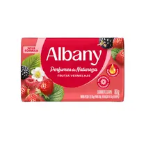 SABONETE BARRA 80G ALBANY FRUTAS VERMELHAS 010 UN