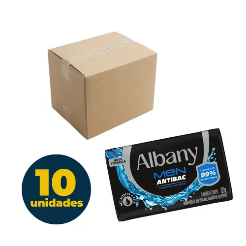 SABONETE BARRA 80G ALBANY MEN ANTIBAC 010 UN