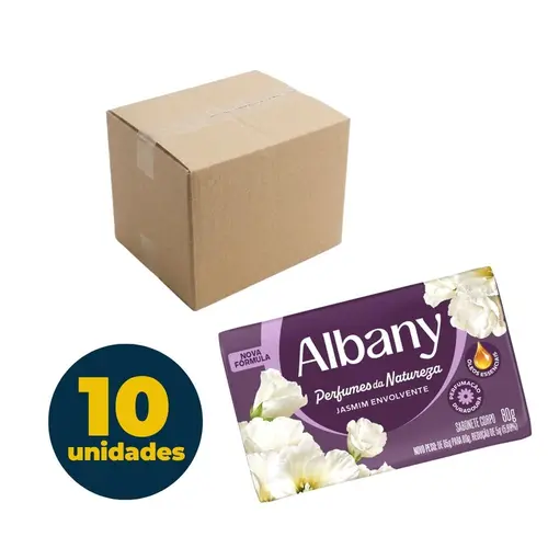 SABONETE BARRA 80G ALBANY JASMIM 010 UN