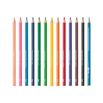 LAPIS COR 12 CORES TRIS MEGA SOFT KIT ESCOLAR 12 EST