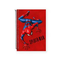 Caderno Universitário Capa Dura 1 matéria Culturama Homem Aranha 80 Folhas 27/2