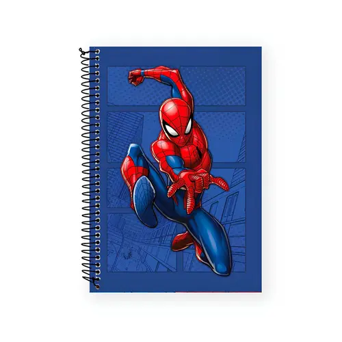 Caderno Universitário Capa Dura 1 matéria Culturama Homem Aranha 80 Folhas 27/3