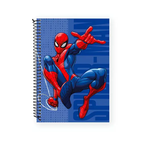 Caderno Universitário Capa Dura 1 matéria Culturama Homem Aranha 80 Folhas 27/4