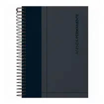 Agenda Permanente Espiral Capa Dura Foroni Executiva 13,5x18,8cm