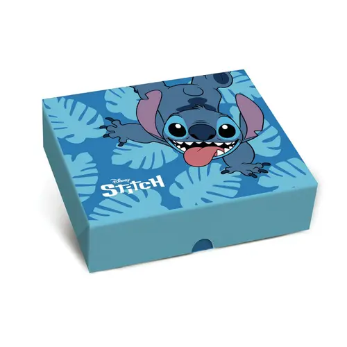 Caixa Presente Retangular Tampa e Fundo Cromus Stitch 25x5x20cm
