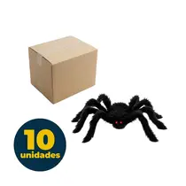 ARANHA PRETA 09CMX28CM HALLOWEEN 10 UN