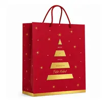 Sacola Papel Premium Cromus Natal Mágico 31x26x10cm