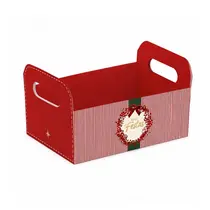 Caixote Papel Cartão Cromus Berries Natal 25x19x10cm