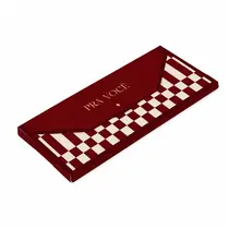 CARTINHA PARA BARRA DE CHOCOLATE 18,5CMX1CMX8CM CROMUS BORGONHA