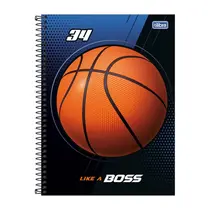 Caderno 1/4 Capa Dura Costurado Tilibra Score 140mm x 200mm 80 Folhas 27/4