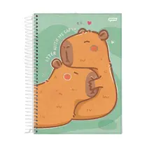 CADERNO UNIV CD 01X1 80 FL JANDAIA CAPYVIBES 27/4