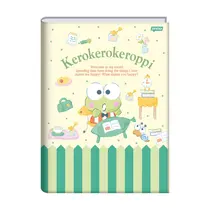 Caderno Universitário Capa Dura Costurado Jandaia Hello Kitty e Amigos 1 matéria 80 Folhas 27/1