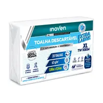 TOALHA DESCARTAVEL XL 108MX54CM 63G WIPER 20UN 10 PCT