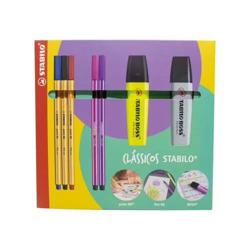 Kit Clássicos Stabilo com 7 Unidades