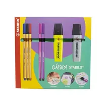 Kit Clássicos Stabilo com 7 Unidades
