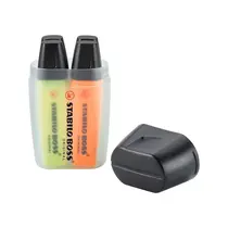 Marca Texto Stabilo Boss Neon Estojo com 4 Cores 7004-3