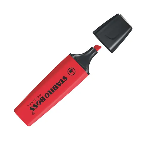 MARCA TEXTO STABILO BOSS REALRED 10 UN