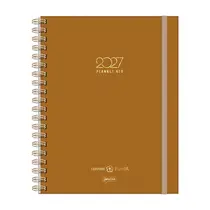 Agenda Planner Espiral Jandaia Neo Office Collection Caramelo 2027 17,5x24,2cm