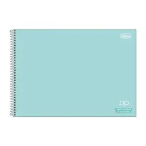 Caderno Desenho Cartografia Espiral Capa Dura Tilibra Zip Colors 275mm x 200mm 80 Folhas 27/3