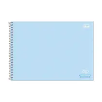 Caderno Desenho Cartografia Espiral Capa Dura Tilibra Zip Colors 275mm x 200mm 80 Folhas 27/4