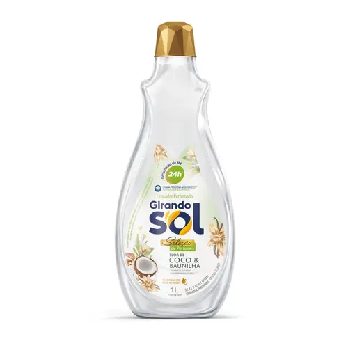 LIMPADOR PERFUMADO 01L GIRANDO SOL COCO E BAUNILHA 12 UN