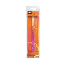 Régua Acrílica Dupla Escala 20cm Tris Holic Sunset