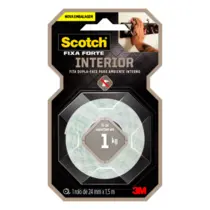 Fita Dupla Face Espuma 24mm x 1,5m Scotch