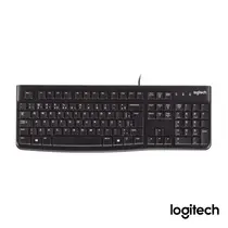 Teclado com Fio USB Logitech K120 Preto