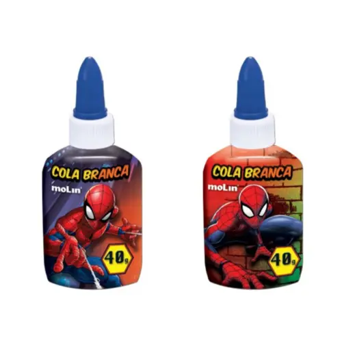Cola Branca Líquida Spider Man 40g Molin