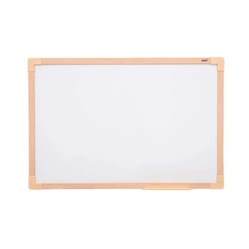 Quadro Branco Econômico Não Magnético 30cmx40cm Madeira
