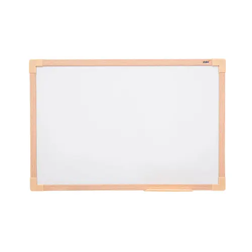 Quadro Branco Economico Não Magnético 40cm x 60cm Madeira