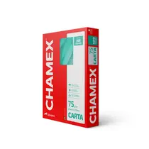 Papel Sulfite Carta 75g 216mmx279mm Chamex Papel Resistente 500 Folhas