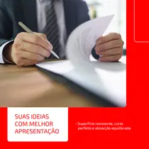 Papel Sulfite Carta 75g 216mmx279mm Chamex Papel Resistente 500 Folhas