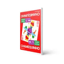 Papel Sulfite Chamequinho Branco A4 75g 210x297mm Uso Escolar Artístico Profissional 100 Folhas