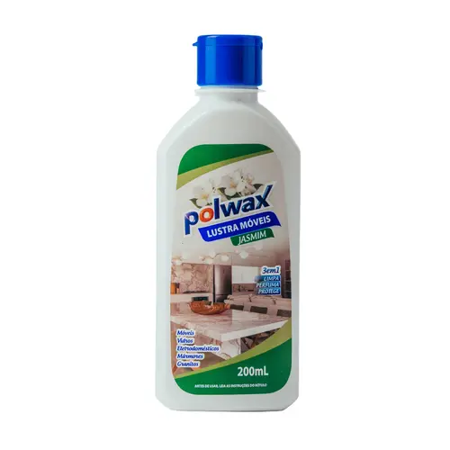 Lustra Móveis Polwax 200ml Jasmim