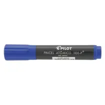Pincel Marcador Permanente Ponta Chanfrada Pilot Atômico 1100P Azul