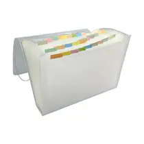 Pasta Sanfonada Plástica A4 31 Divisórias Cristal