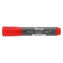 Pincel Marcador Permanente Ponta Chanfrada Pilot Atômico 1100P Vermelho