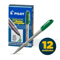 Marcador Retroprojetor 2.0mm Pilot Verde