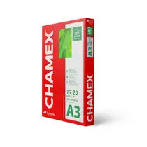 Papel Sulfite Chamex A3 75g 297mm x 420mm Uso Profissional e Escolar 500 Folhas