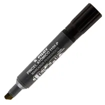 Pincel Marcador Permanente Ponta Chanfrada Pilot Atômico 1100P Preto
