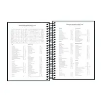 Agenda Espiral 11,7cm x 16,4cm Tilibra Pepper Preta 2026