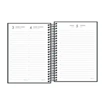 Agenda Espiral 11,7cm x 16,4cm Tilibra Pepper Preta 2026