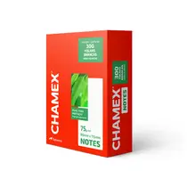 Bloco de Anotação Compacto Sem Pauta Chamex Notes 75g 80x115mm 300 Folhas