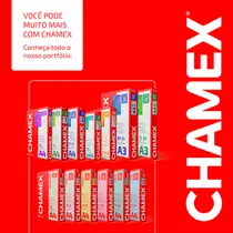 Bloco de Anotação Compacto Sem Pauta Chamex Notes 75g 80x115mm 300 Folhas