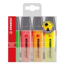 Marca Texto Stabilo Boss Com 4 Cores 15/704