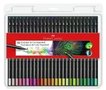 Lápis de Cor 50 Cores Redondo Faber-Castell Super Soft
